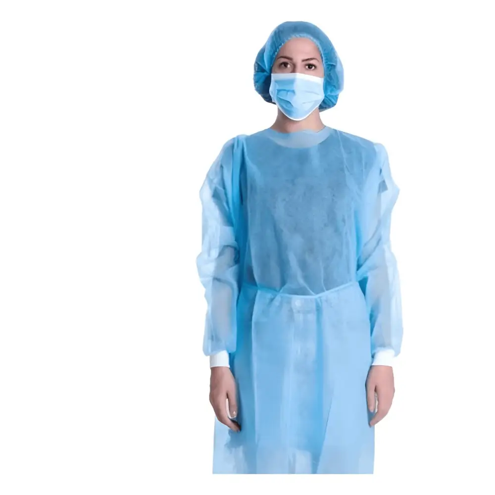 thumbnail image 2 of Disposable Isolation Gowns For Medical & Dental Use | Protective Gown 10-Pack | Safety For Lab & Emergency 2 of 6