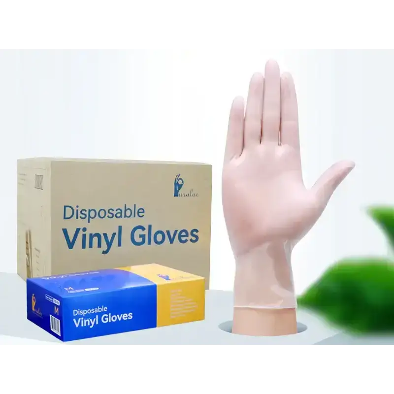 Powder-Free Vinyl Exam Gloves – Clear, 5 Mil, X-Large, 1000-Count Box - View #2
