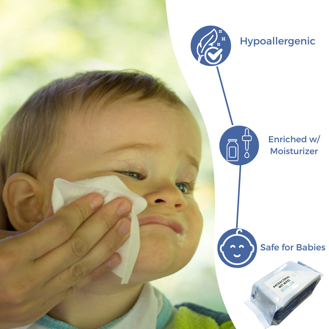 Bactericidal Wipes - 50 sheets -5