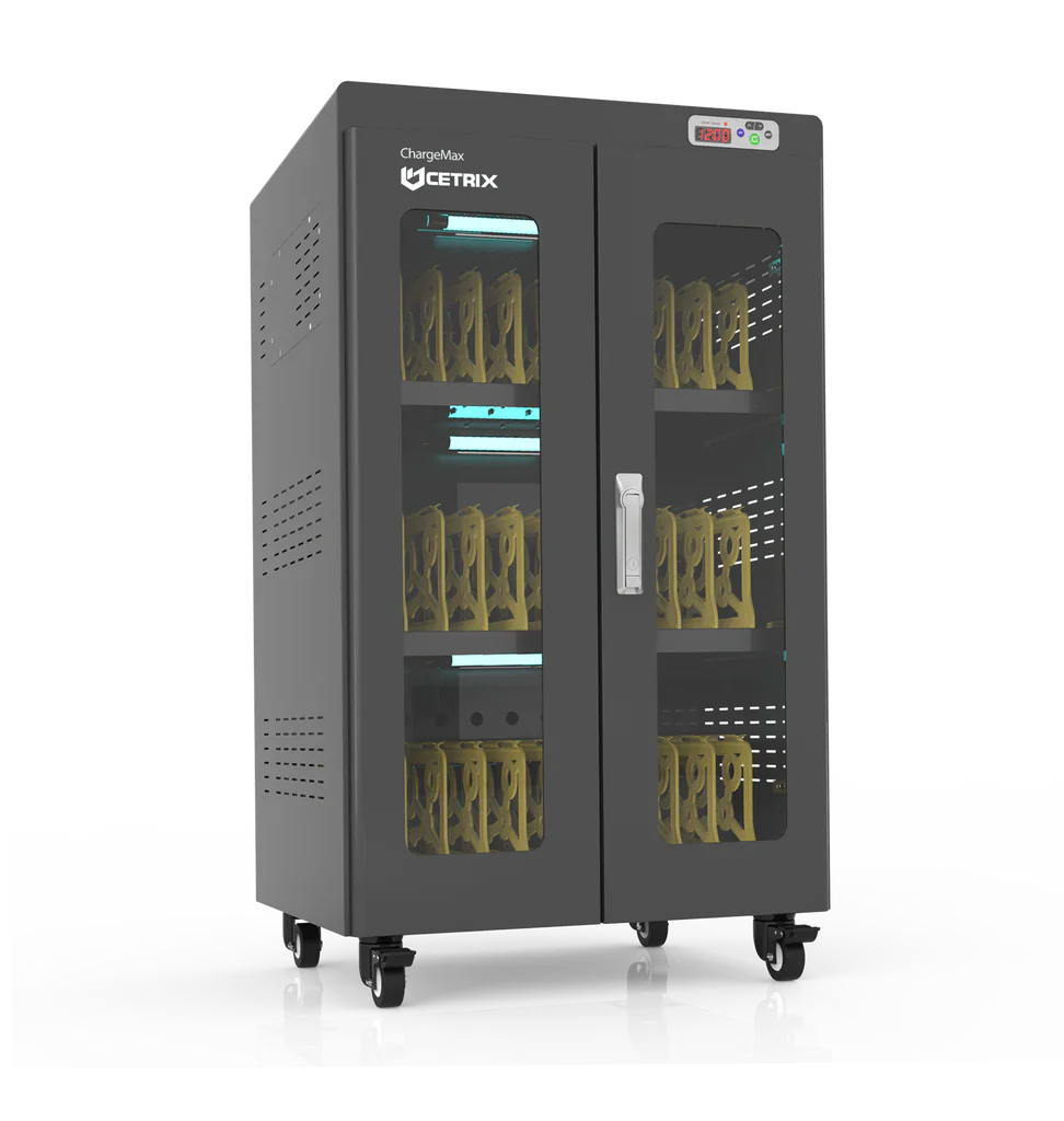 Stay Ahead with Smart Technology: Charge Max 30-Bay Laptop UV Cabinet