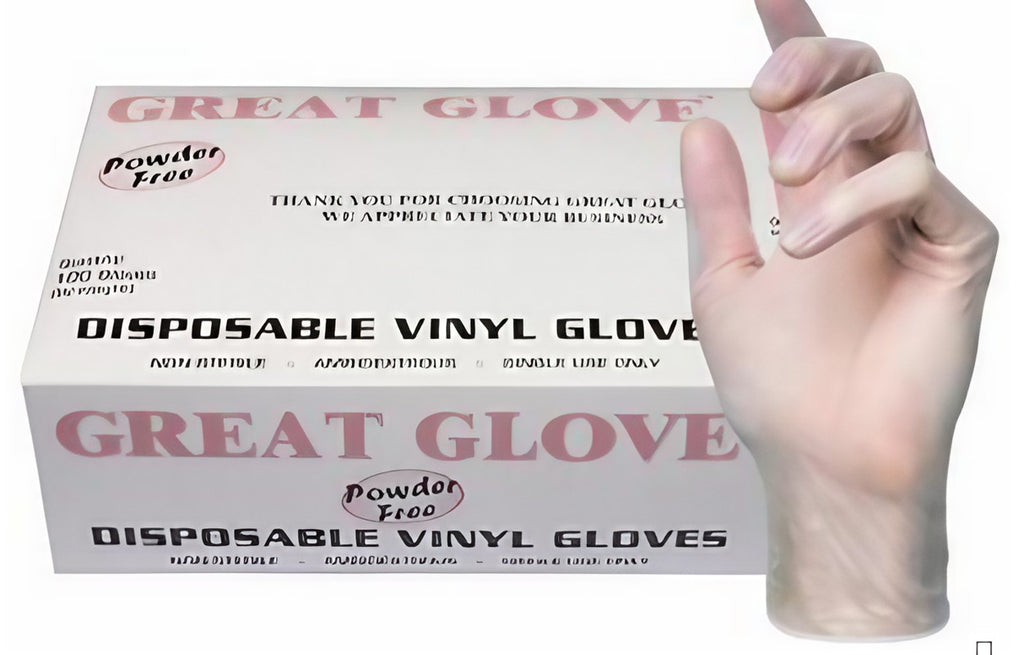 Box of Great Glove 2.5 mil Vinyl Gloves, 1000 count (NM700)