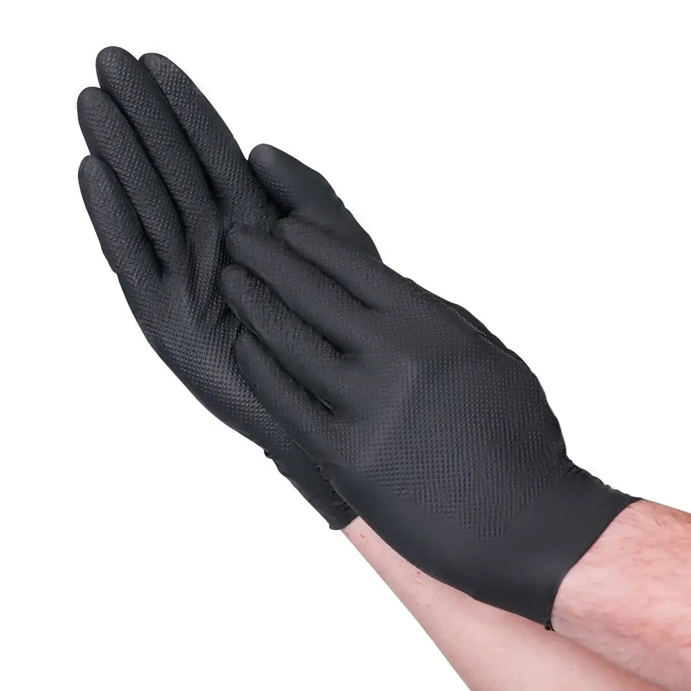 Diamond Black 6 mil Nitrile Exam Glove- fit