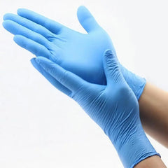 Basic Care Blue Nitrile Disposable Gloves, Powder Free, Size S, 100 Units - Foto 11