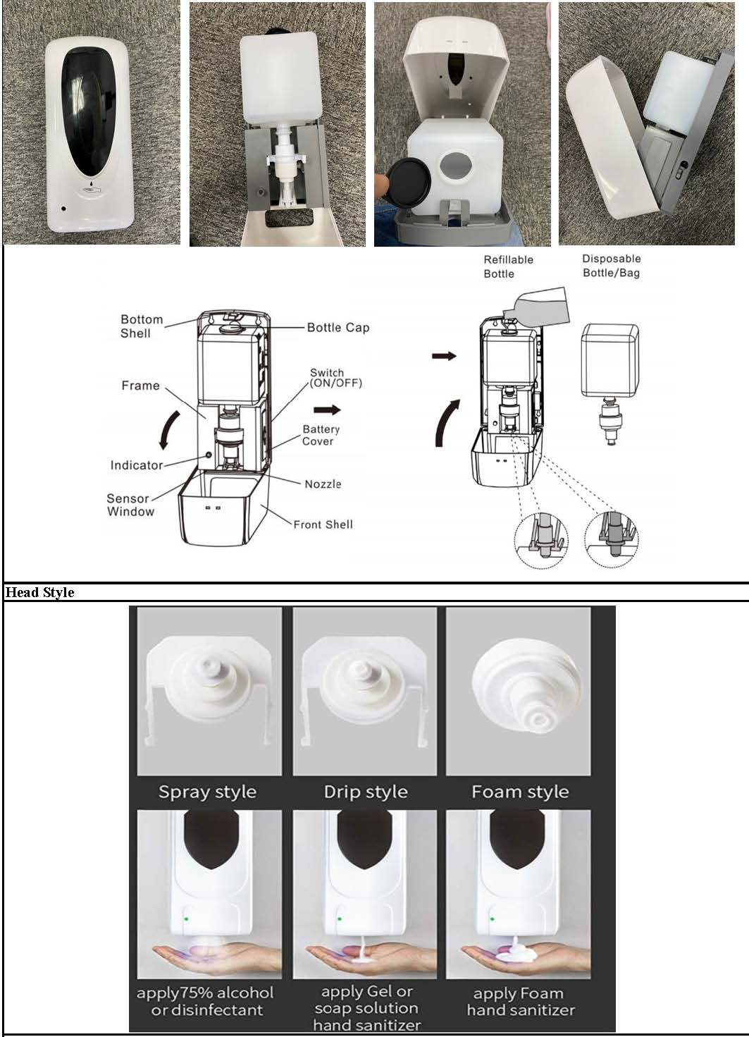 Automatic Dispenser - Desktop (DS-2)Automatic Dispenser - Desktop (DS-2) -2