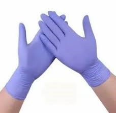 Diamond Violet Blue 3 mil Nitrile Industrial Glove