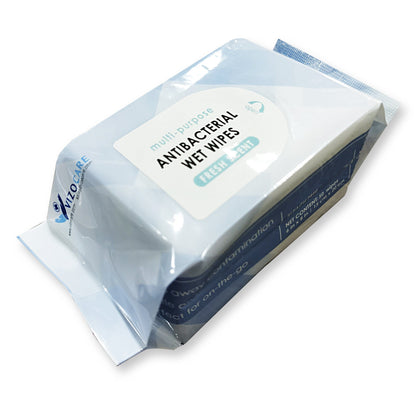 Bactericidal Wipes - 50 sheets, Case of 40 (BW-1) Sanitizers Vizocom 