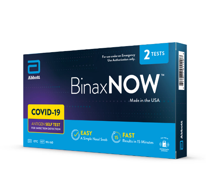 BinaxNOW COVID-19 Antigen Self Test Kit  (TK-9)