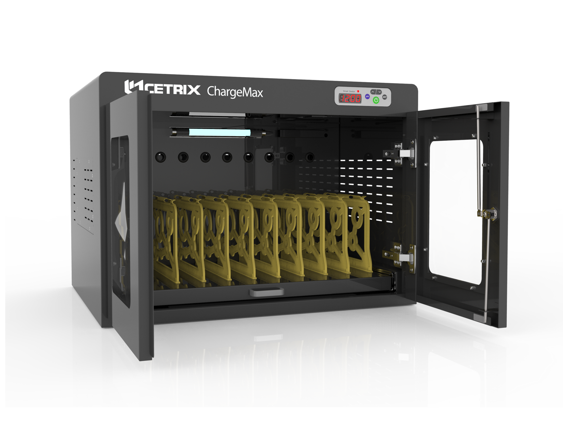 ChargeMax by CETRIX brings advanced UVC disinfection and mobile device charging