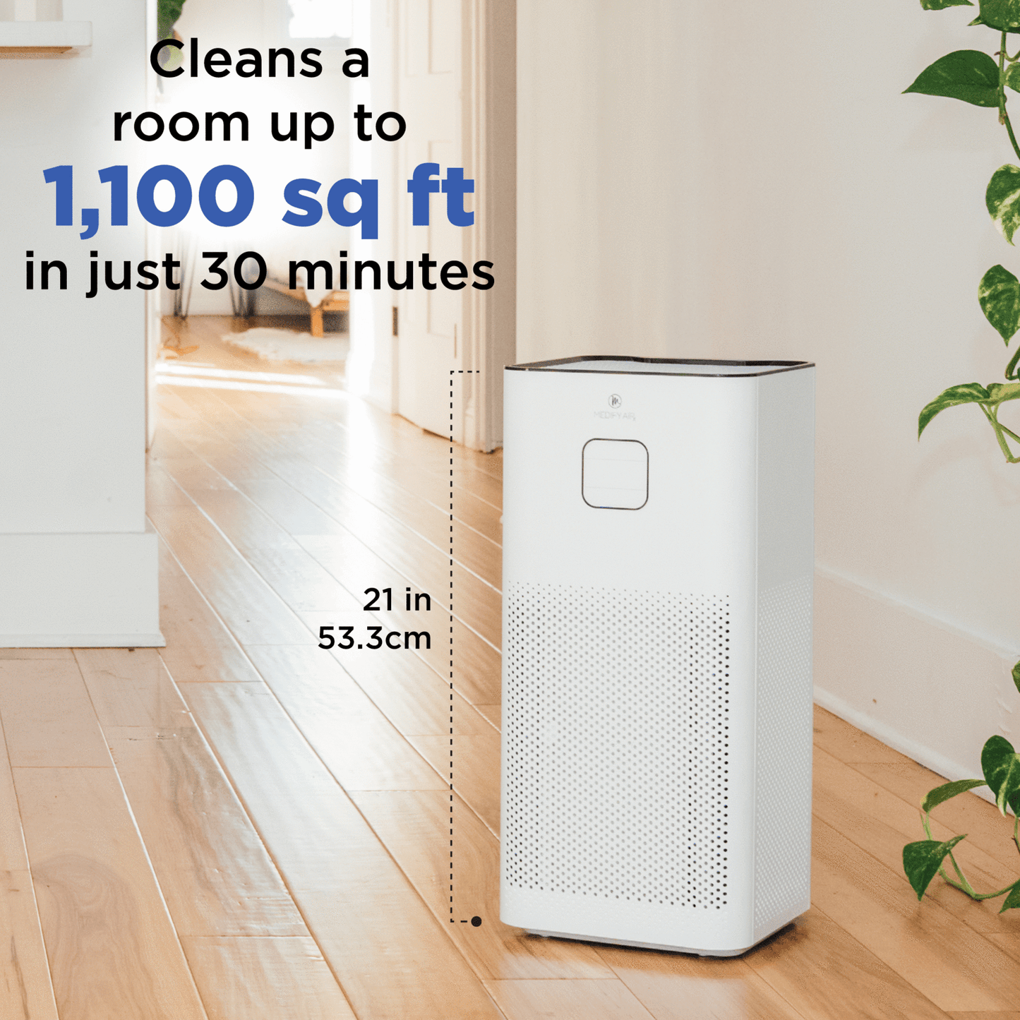 Medify MA-50 Air Purifier with H13 True HEPA Filter with UV | 1100 sq ft Coverage | for Smoke, Smokers, Dust, Odors, Pet Dander