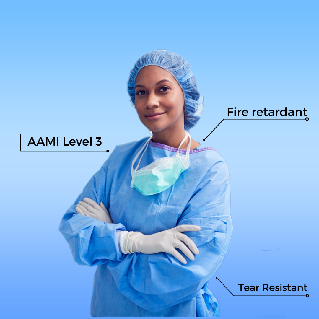Disposable Isolation Gown, Level 3 -4
